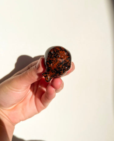 Red Obsidian Seal Halo Quartz